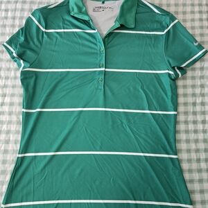 Nike Multicolored Fitted Short Sleeve Polo Golf Or Tennis